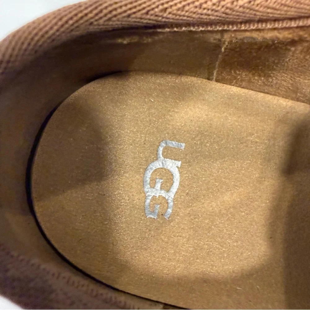 UGG CityFunc Platform Lace Up Loafers Suede Water Resist Women's Sz 8 NEW